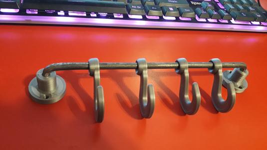 Porta llaves para utilizar hierro 6mm