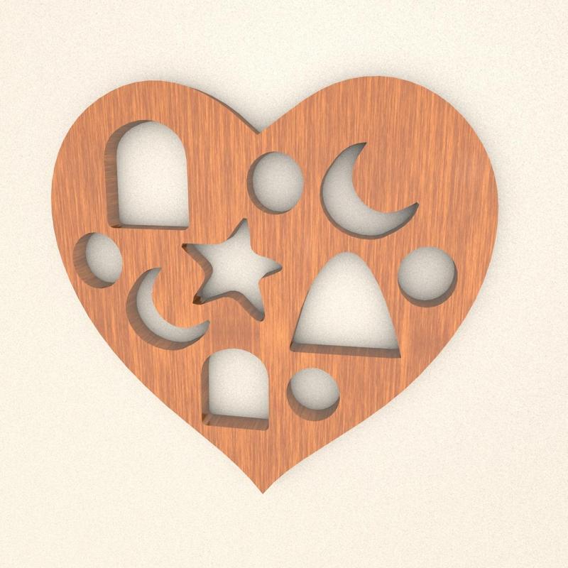 Heart Wall Decoration WAELLISH28