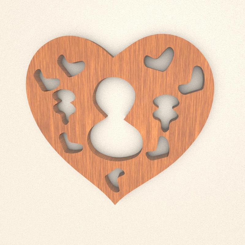 Heart Wall Decoration WAELLISH21