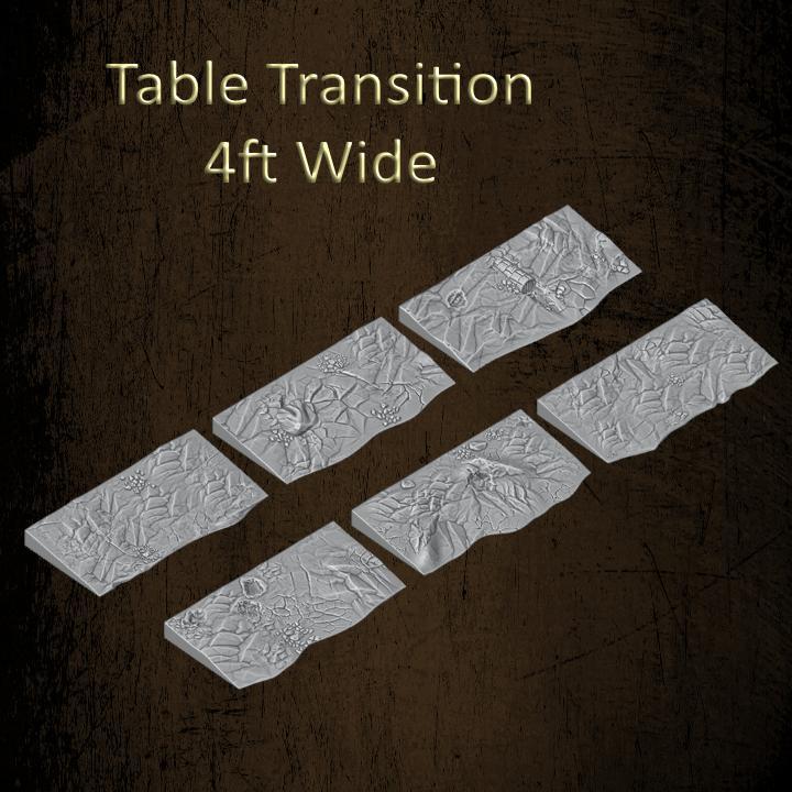 Table Transition for 4ft wide table