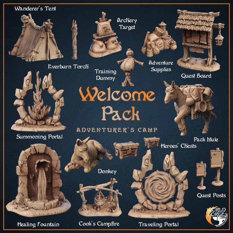 Adventurer's Camp - Welcome Pack