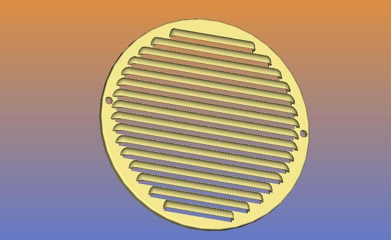 Griglia rotonda presa aria