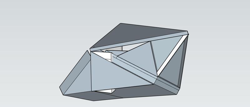 Modern art pencil holder