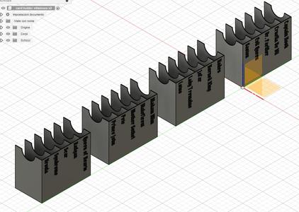 Villainous cards holder for sleeved cards