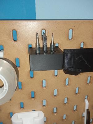 Skadis soldering iron tip holder