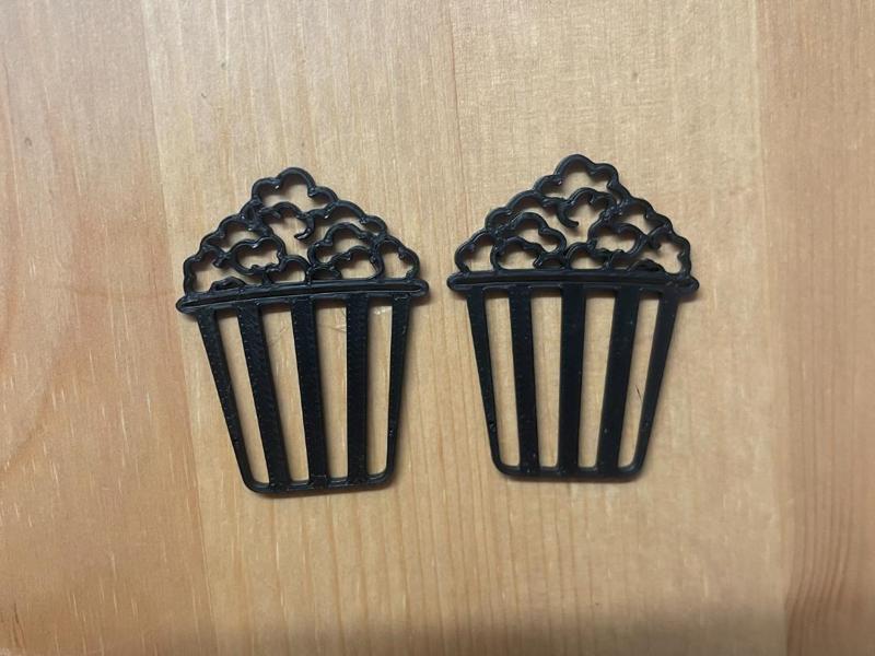 Popcorn Bucket Earrings