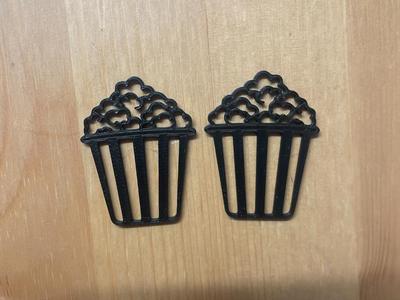 Popcorn Bucket Earrings