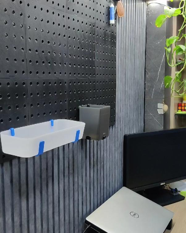 Pegboard - Storage container holder pegs