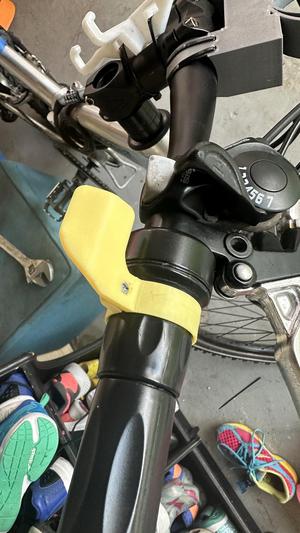 E-bike throttle paddle conversion, twist to push