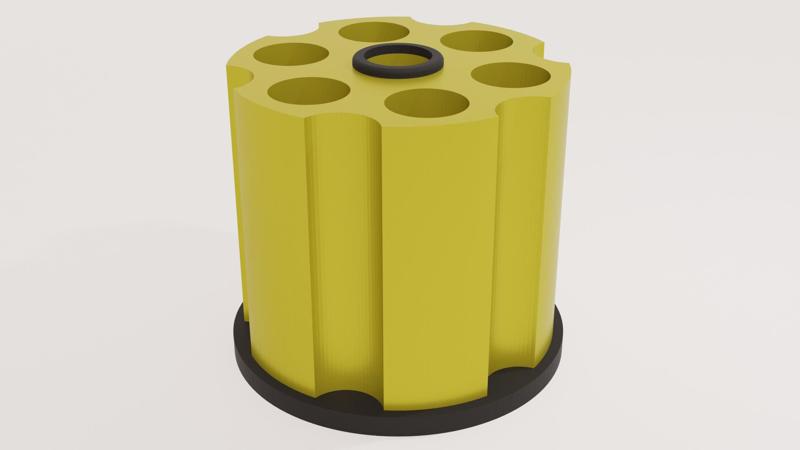 Pen organizer (revolver shape)