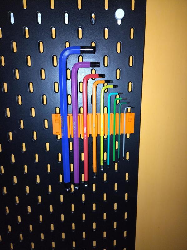 IKEA SKADIS Hex/allen key holder