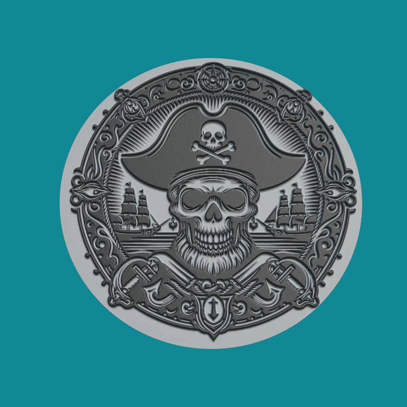 Pirate Medallion