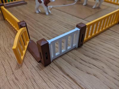 Barrière playmobil étroite