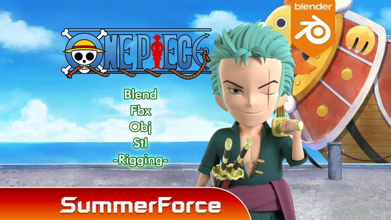 Roronoa Zoro SD - One Piece