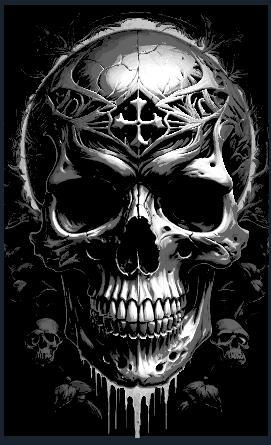 HueForge - Skull