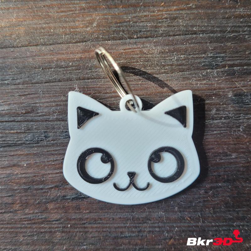 cat identification badge