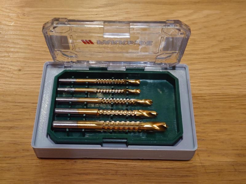 Parkside Milling Drill Bit Set - Gridfinity