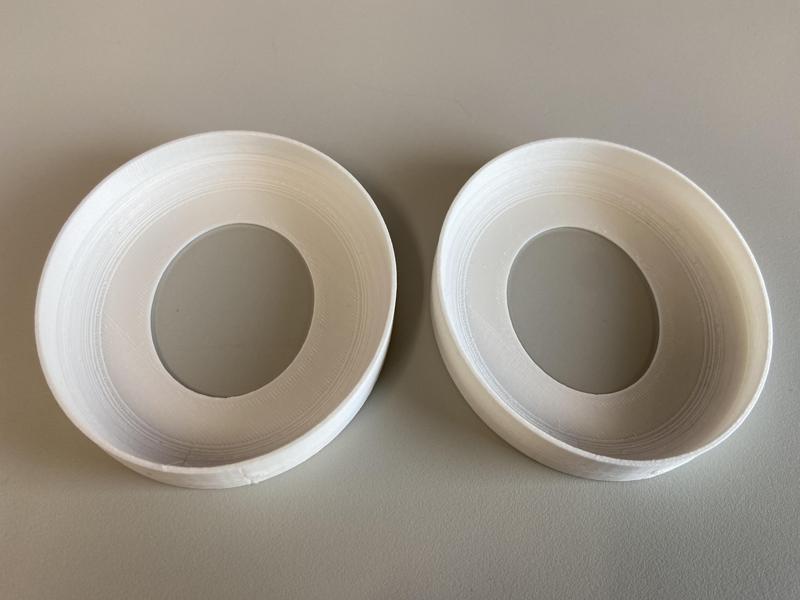 Customizable round or oval fursuit eye blank