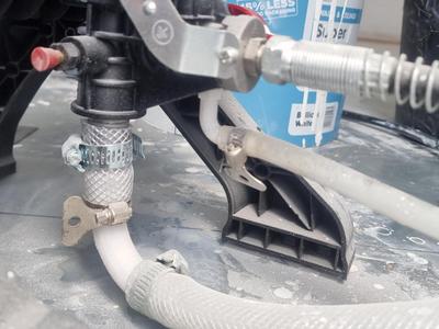 Parkside Airless Sprayer inlet pipe bends