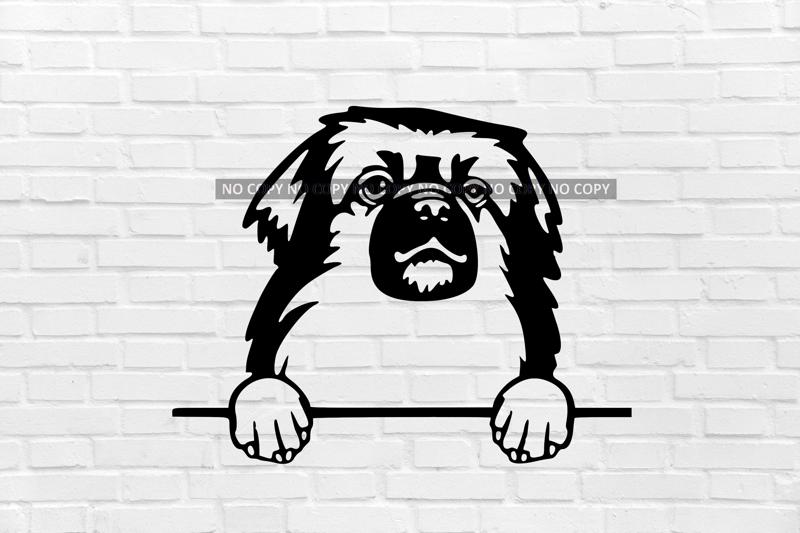 Tibetan Spaniel dog wall decoration