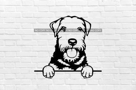 Welsh terrier dog wall decoration