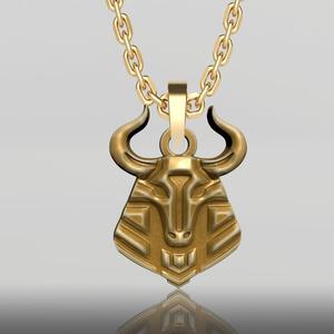 Buffalo head pendant STYLE M02