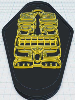 Tiki Keytag 7