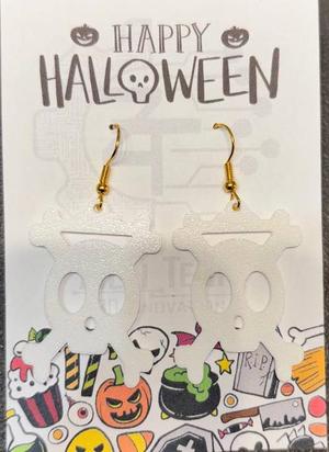 Skull earrings halloween 