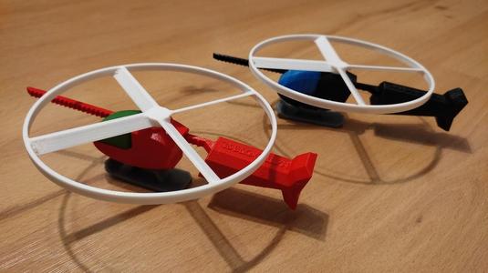 Flying helicopter toy