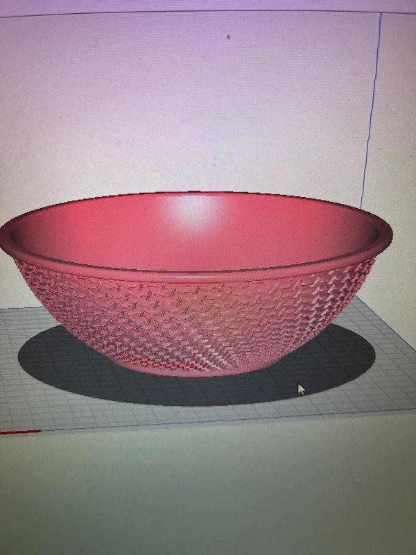 Miska na sušenky s texturou