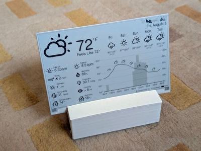 Stand for ESP32 e-Paper Weather Station