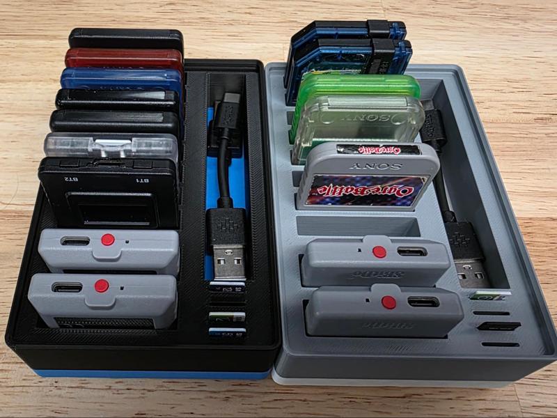 Gridfinity 2x3 PlayStation Accessories holder