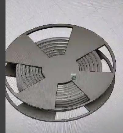 Mini filament spool sample