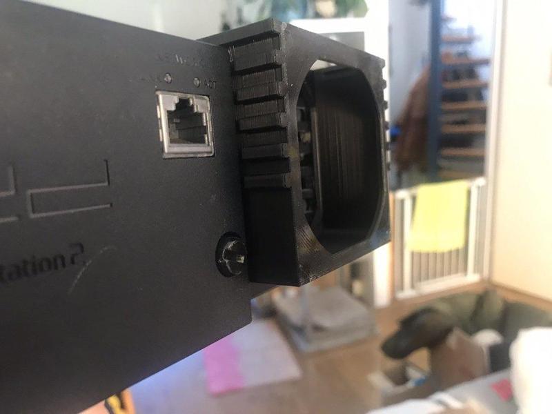 PS2 (Fat) Noctua Fan clip-on