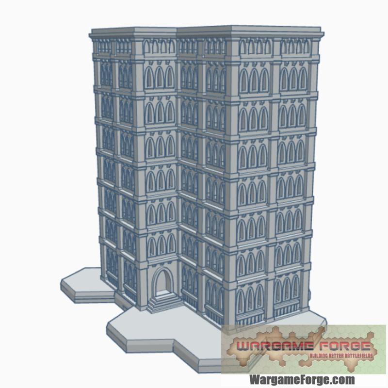 Gothic Building 98 with Hex Base GHB098