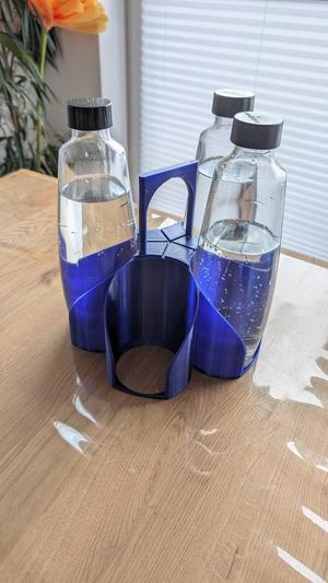 Bottle holder for 5 bottles (compatible to Sodastream bottles)