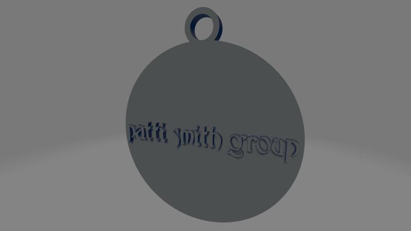 Patti Smith Group keychain