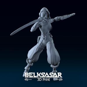 Fantasy Female Assassin Nude version