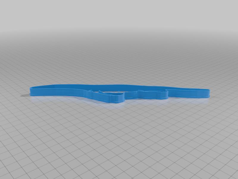 Nothosaurus cookie cutter