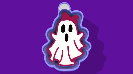 👻🎀 Ghost Girl Gasp – Freshie, Keychain, Resin & Candle Mold