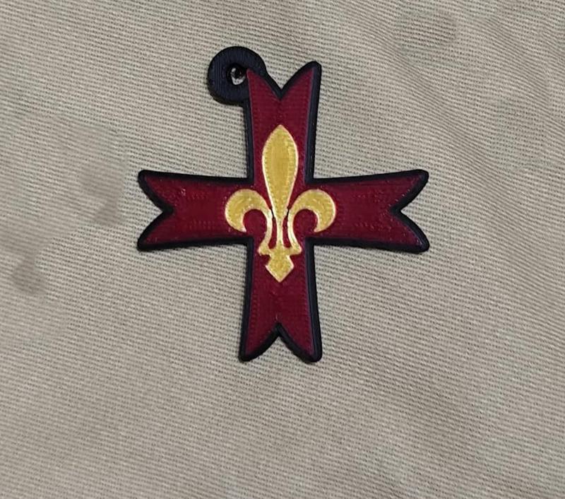 Portachiavi giglio FSE - Scout d'Europa
