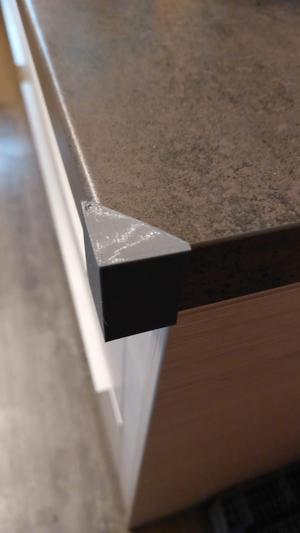 Kitchen workspace corner protection ~38,5 mm