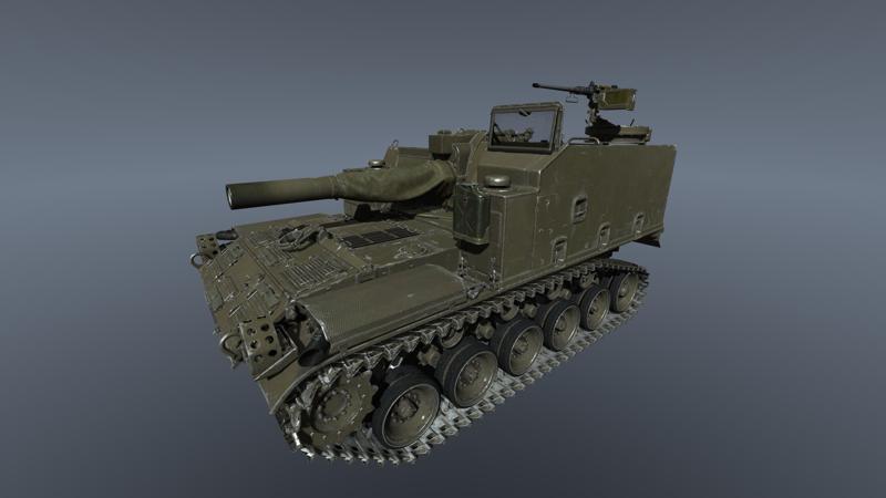 Howitzer, Self-propelled, Full Tracked: 155-mm, M44