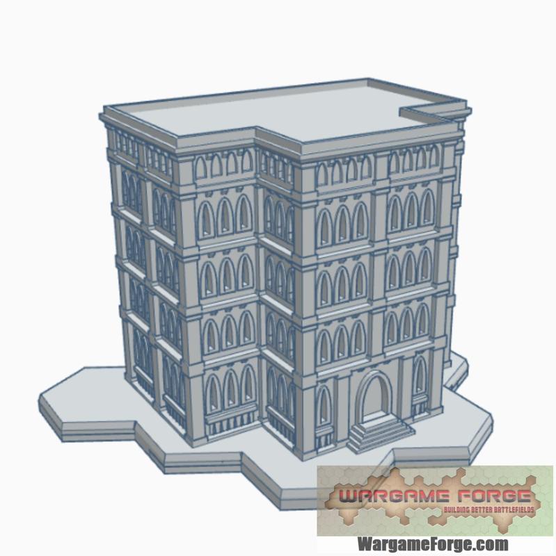 Gothic Building 63 with Hex Base GHB063