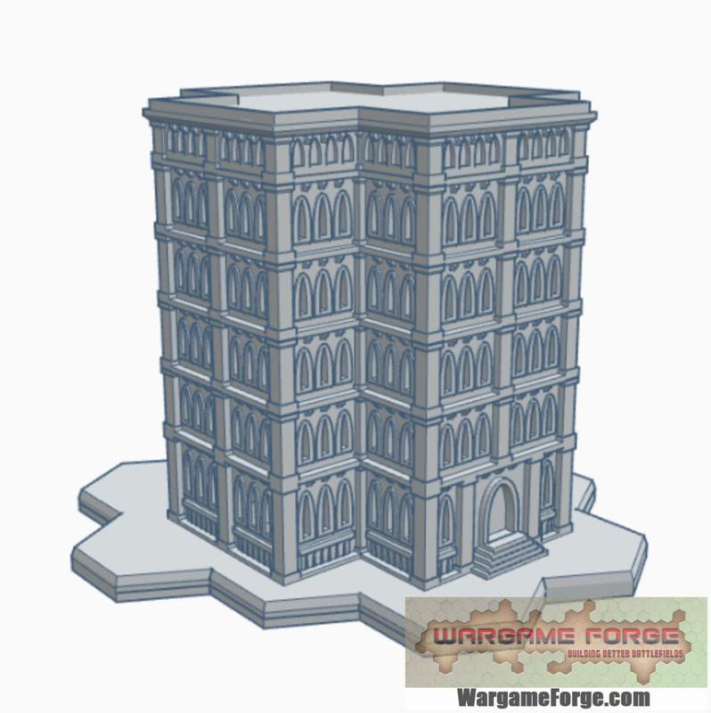 Gothic Building 56 with Hex Base GHB056
