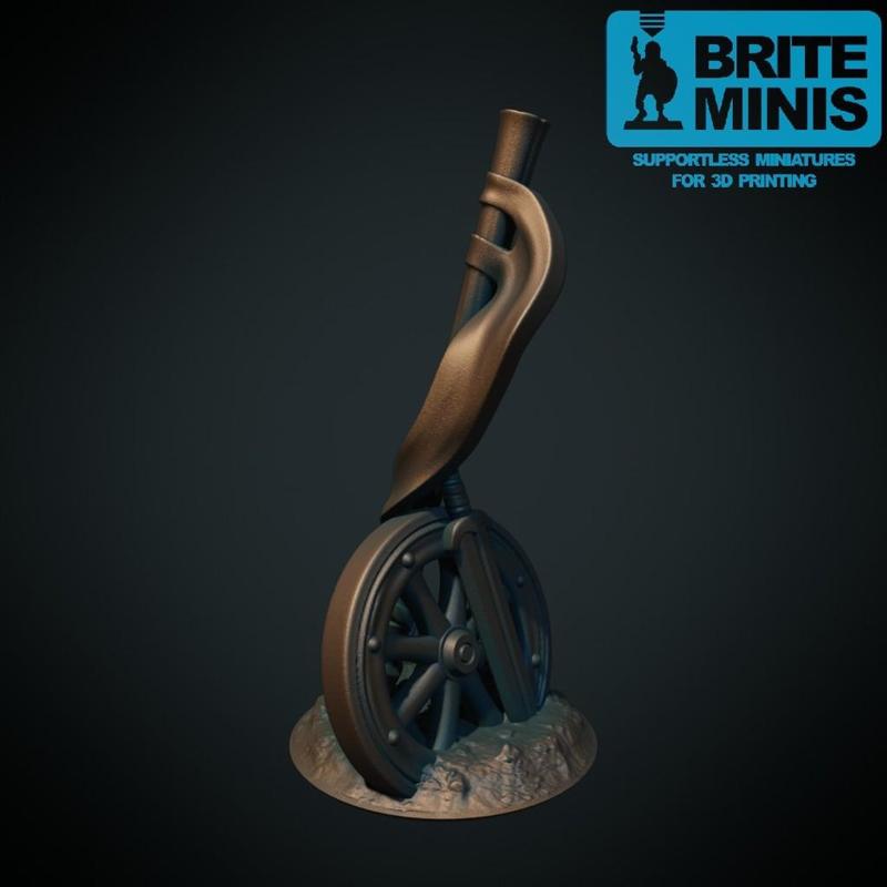 Flag objective marker 28mm (Supportless, FDM-friendly)