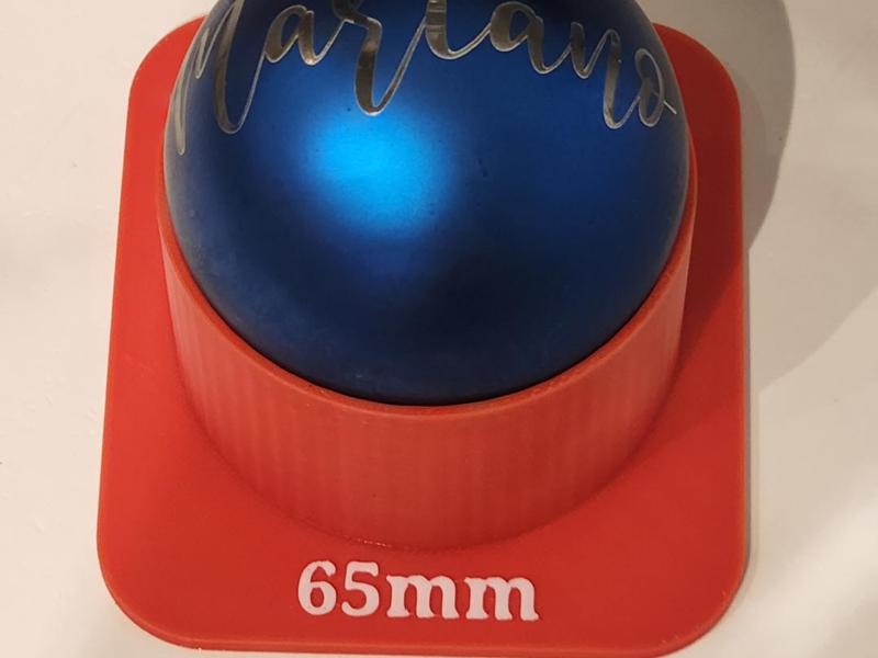 Simple Christmas Bauble 65mm