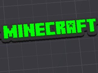 Minecraft keychain