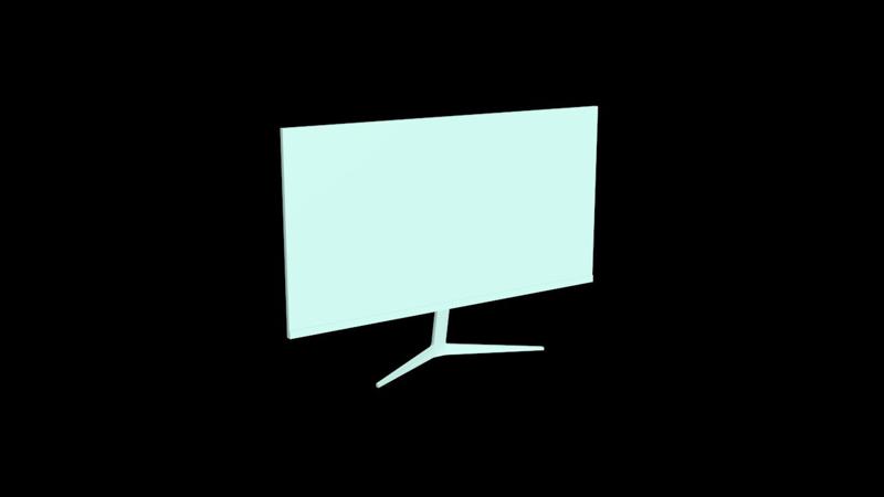 Flat screen monitor