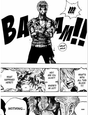 Hueforge Zoro One Piece Manga Panel